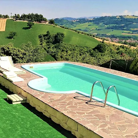 Вилла 2 Bedrooms With View Private Pool And Jacuzzi At Castelplanio
